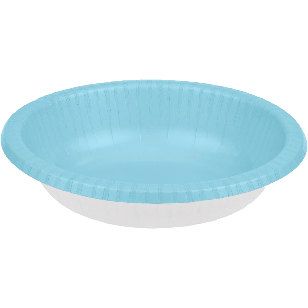 Baby Blue 12oz Paper Bowl 20ct AMZ+