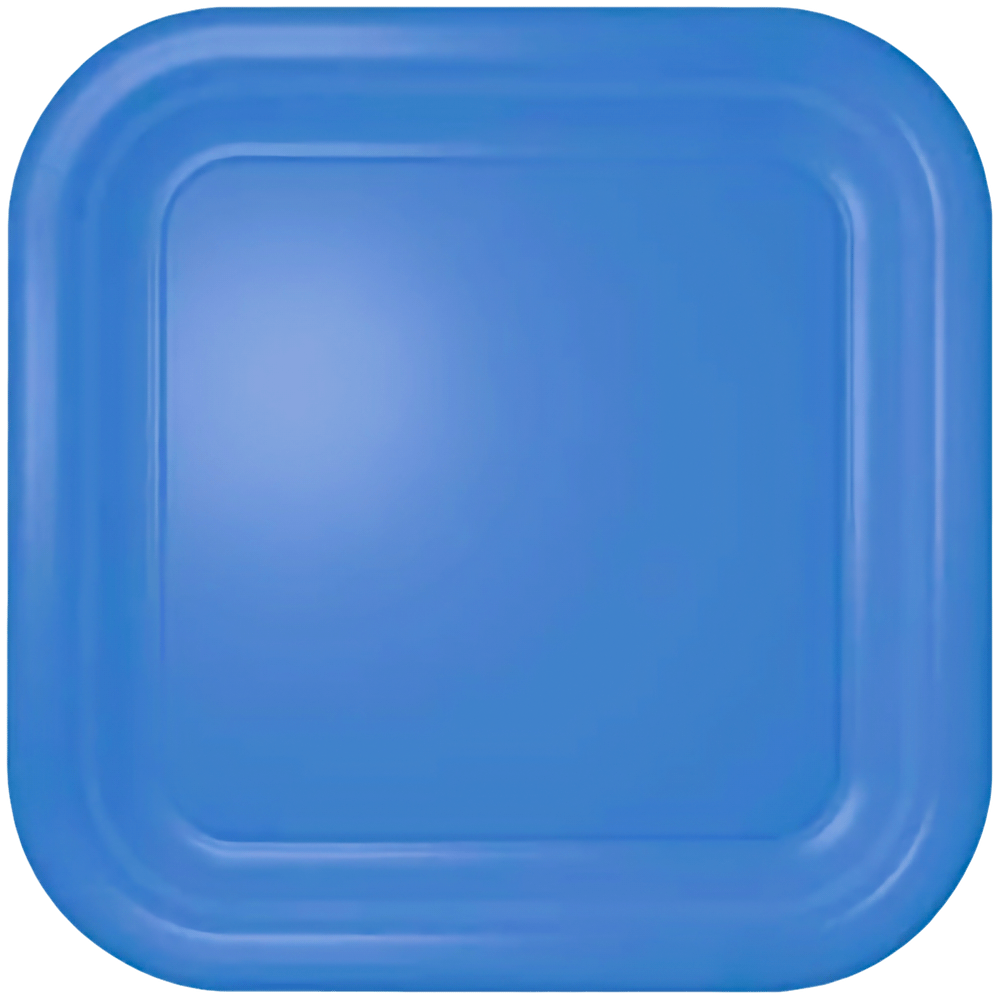 Periwinkle 9&quot; Square Paper Plates 12ct+