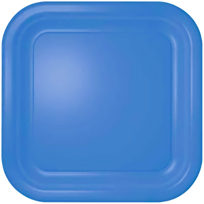 Periwinkle 9&quot; Square Paper Plates 12ct+