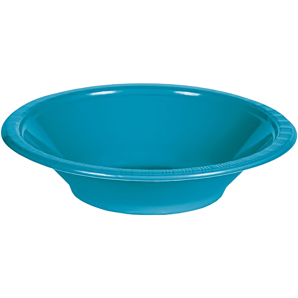 Turquoise 12oz Plastic Bowls 20ct AMZ+