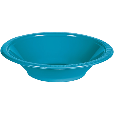 Turquoise 12oz Plastic Bowls 20ct AMZ+