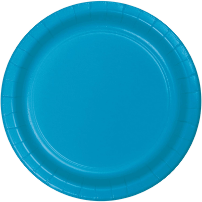Turquoise 9&quot; Paper Plates 24ct+