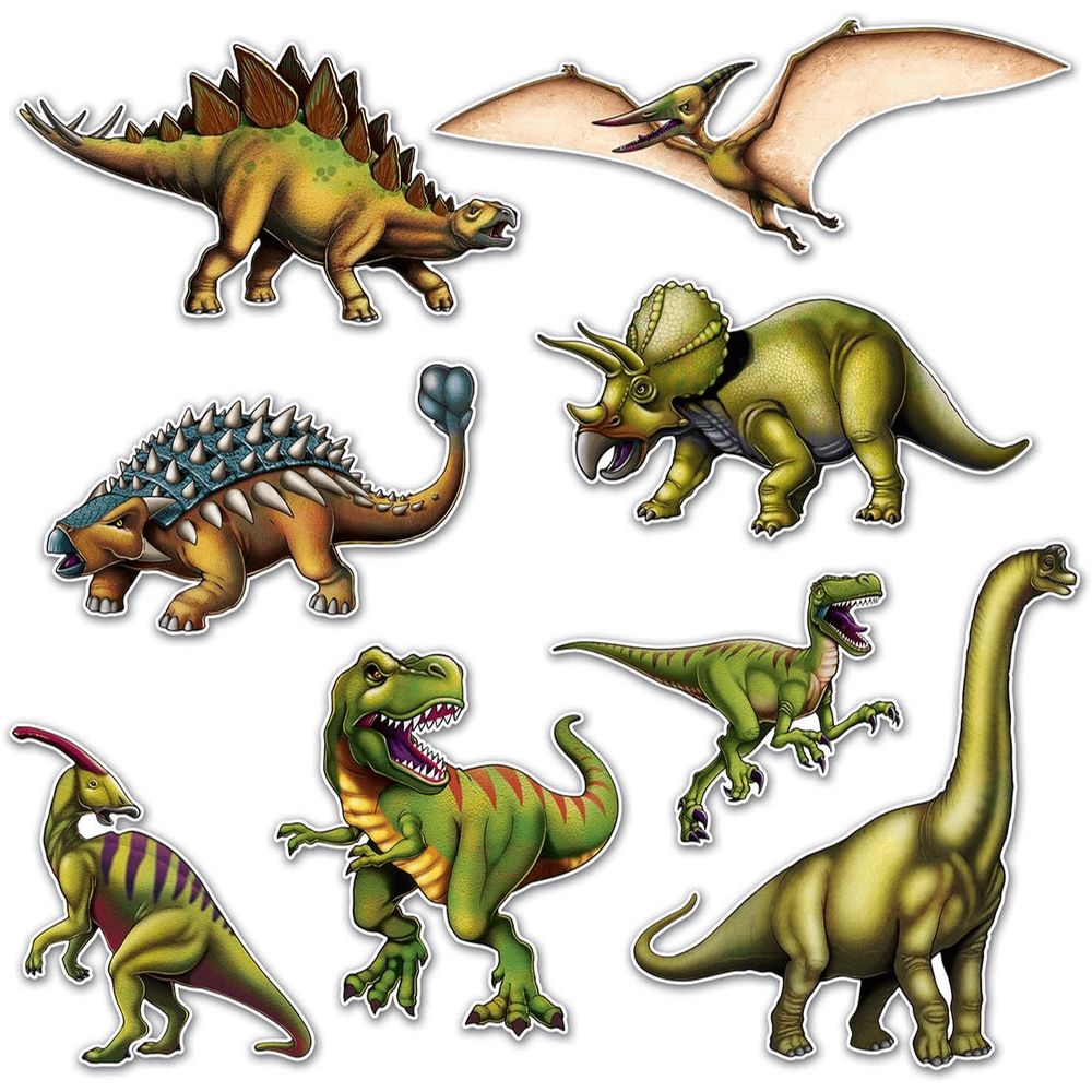 Dinosaur Cutouts 8pc+
