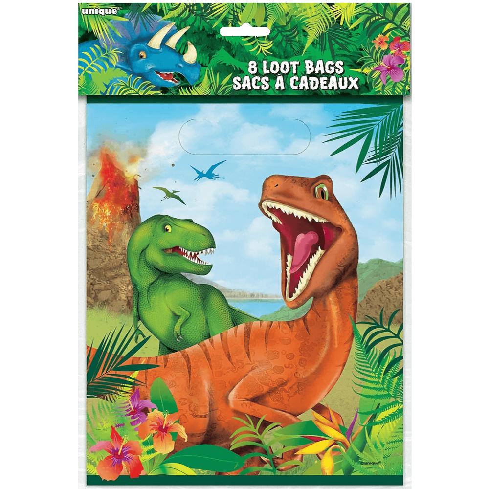 Dinosaur Loot Bags 8ct+