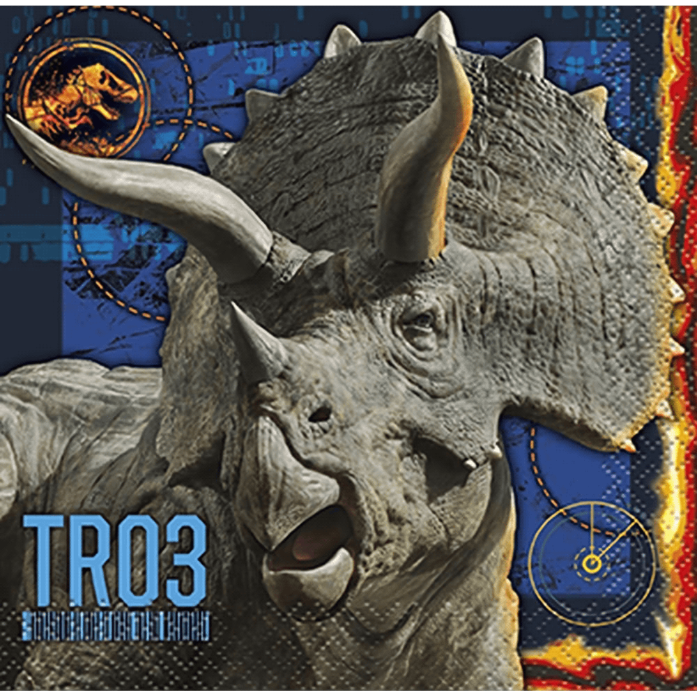 Jurassic World Dinosaur Beverage Napkins 16ct+