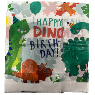 Dinosaur Birthday Plastic Tablecover+