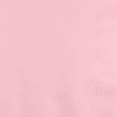 Classic Pink 3ply Beverage Napkins 50ct AMZ+