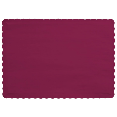 Burgundy 50ct Placemats AMZ+