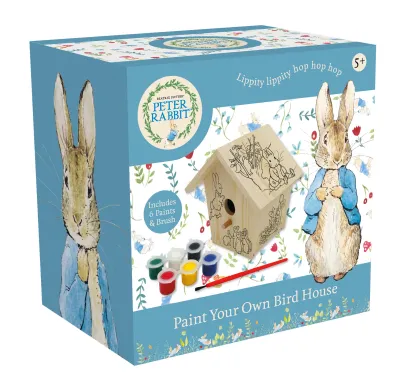 Peter Rabbit Diy Craft Kit - Paint Your Own Birdhouse+