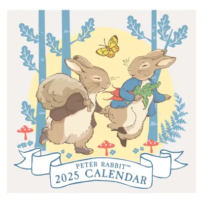 Peter Rabbit 2025 Square Wall Calendar AMZ+