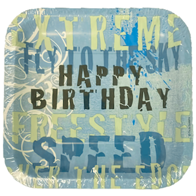 Xtreme Action 7" Square Dessert Plates AMZ+