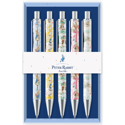 Peter Rabbit Forest Picnic Ballpoint Pens in Gift Box – Set of 5 Pens AMZ+