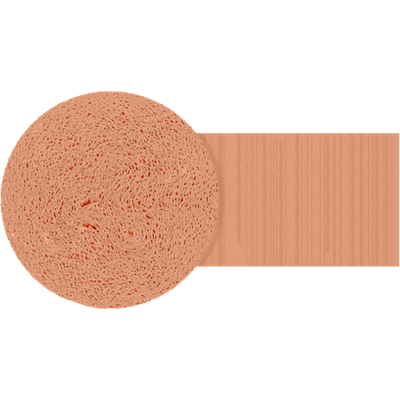 Mayflower Peach Streamer - Crepe 81ft+