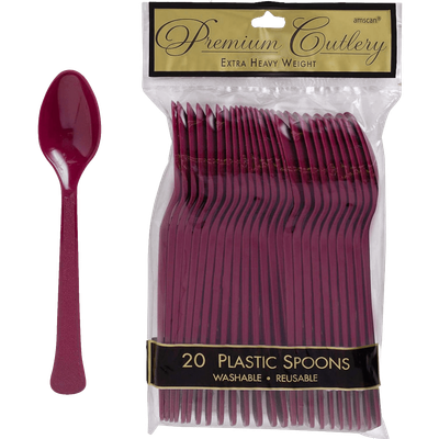 Burgundy Spoons 24ct+
