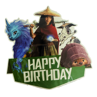 Raya and The Last Dragon Cake Topper+