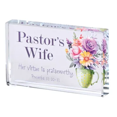 Tabletop Glass Pastors Wife+