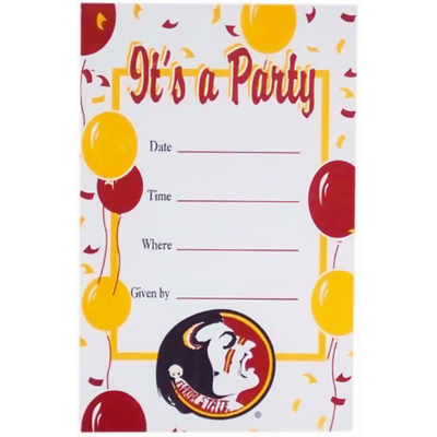 FSU Seminoles Party Invitations+