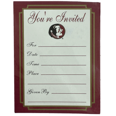 FSU Seminole "You're Invited" Invitations+