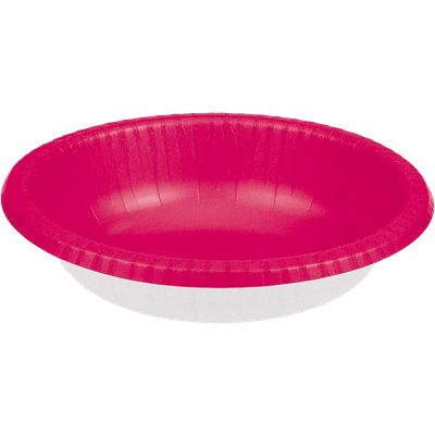 Hot Magenta 20oz Paper Bowls 20ct AMZ+