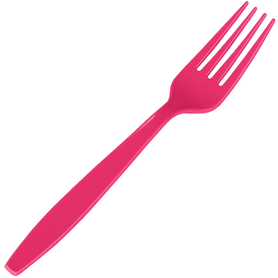 Hot Magenta Forks 24ct+