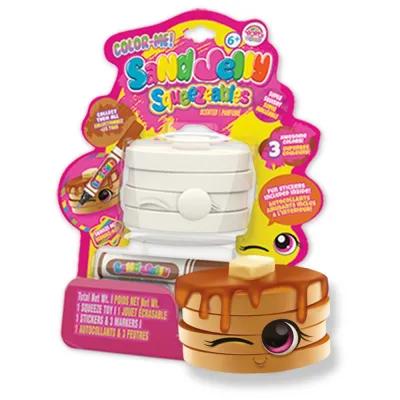 DIY Color Me Sand Jelly Squeezeables (Pancakes)+