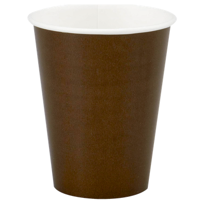 Mocha Brown  9oz Hot Cold Cup 24ct AMZ+