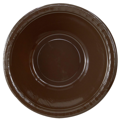 Chocolate Brown 12oz Plastic Bowls 20ct AMZ+