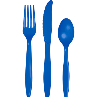 Cobalt Assorted Cutlery 24ct AMZ+