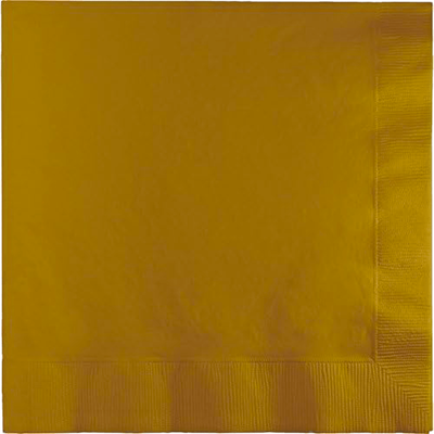 Glittering Gold 3ply Lunch Napkin 50ct AMZ+