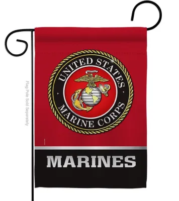 United States Armed Forces Military Marine Corps Garden Flag +