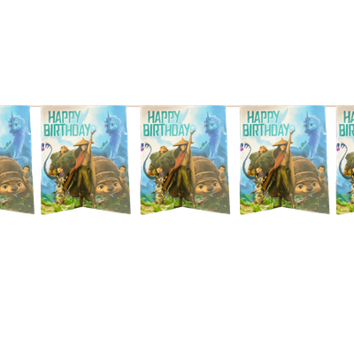 Raya and The Last Dragon Birthday Banner +