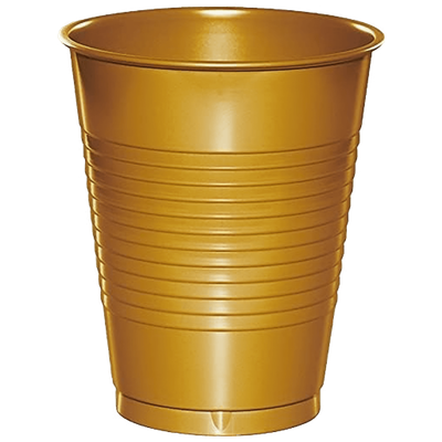 Glittering Gold 16oz Plastic Cup 20ct+