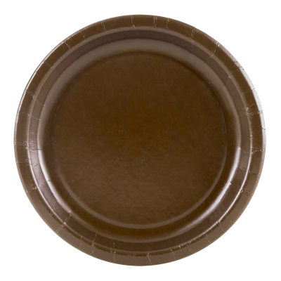 Coffee Brown Dessert Plate 24ct+