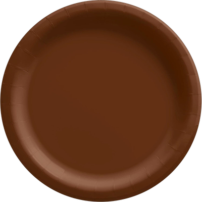 Mocha Brown Dinner Plate 24ct AMZ+