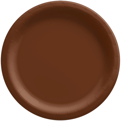 Mocha Brown 17" Plates 24ct AMZ+