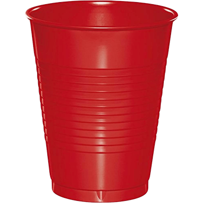 Classic Red 16oz Plastic Cups 20ct+