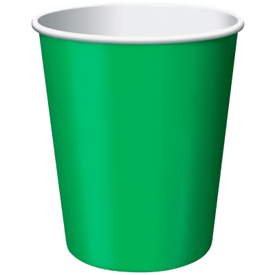 Emerald Green 9oz Cups 24ct AMZ+