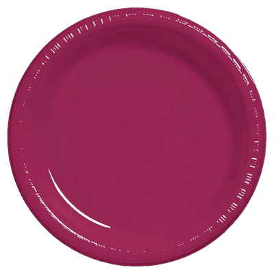 Coral 7" Plastic Dessert Plates 20ct AMZ+