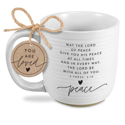 "Mat the Lord of Peace..." Textured Mug+
