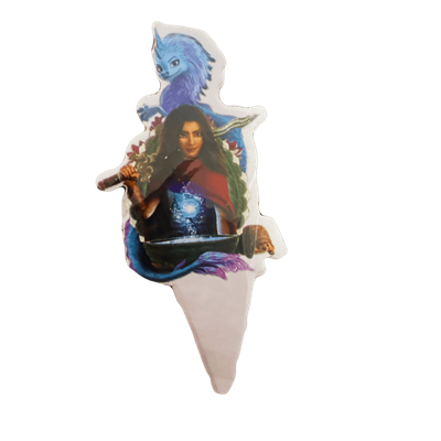 Raya and The Last Dragon Cake Topper Decor+