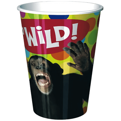 Go Wild Monkey 16oz Paper Cups 8ct AMZ+