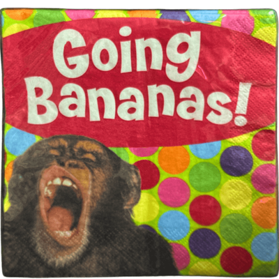 Go Bananas Monkey Lunch Napkins AMZ+