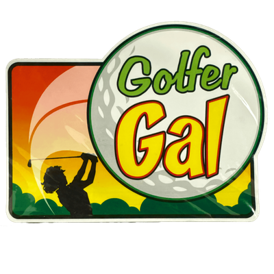 Golfer Gal Mega Magnet+