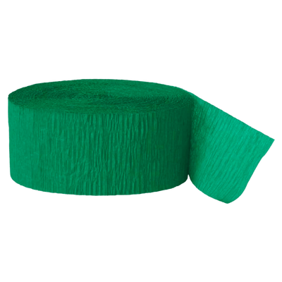 Unique Green Streamer - Crepe 81ft AMZ+