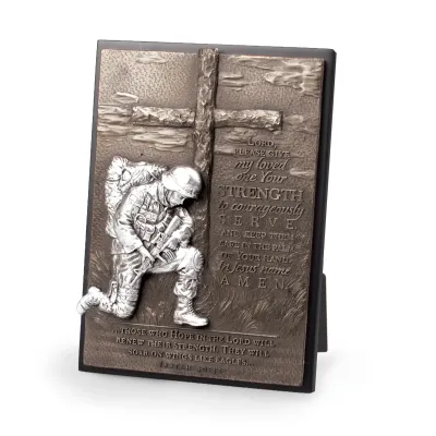Moments of Faith Soldier Plaque+