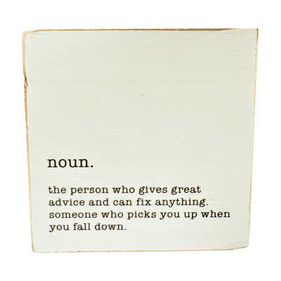 Person Who Gives Wooden Block+