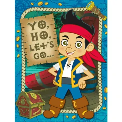 Jake and the Neverland Pirate Invitations+