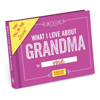 What I love about Grandma Fill in book AMZ+