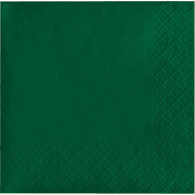 Hunter Green 3ply Beverage Napkins 50ct AMZ+