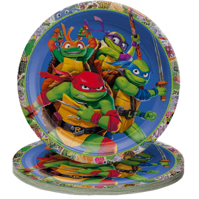 Ninja Turltes 9” Plates AMZ+